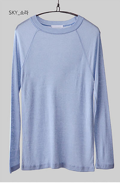 Tricou pentru femei la modă cu decolteu în formă de O, tricou de culoare solidă, 2021, vară, casual, cu mâneci lungi, tricou tricotat subțire, în stil coreean, pentru femei