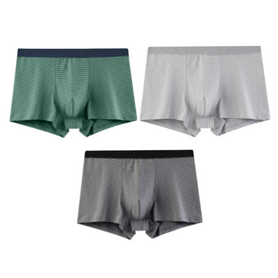 Boxeri pentru bărbați de culoare uni 3 piese este un set