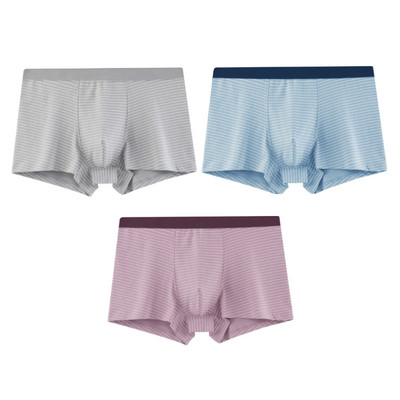 Boxeri pentru bărbați de culoare uni 3 piese este un set