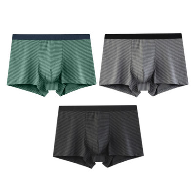 Boxeri pentru bărbați de culoare uni 3 piese este un set