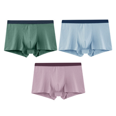 Boxeri pentru bărbați de culoare uni 3 piese este un set