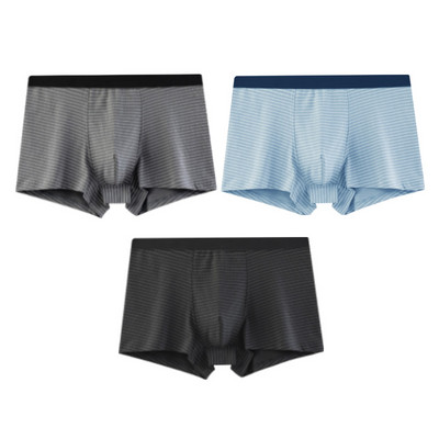 Boxeri pentru bărbați de culoare uni 3 piese este un set