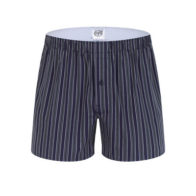 3 buc Boxeri pentru bărbați cu dungi clasice 100% bumbac Lenjerie de corp pentru bărbați Trunchi țesute Homme Arrow Chiloți Boxer Plus mărimea 3XL