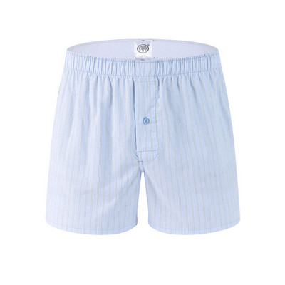 3 buc Boxeri pentru bărbați cu dungi clasice 100% bumbac Lenjerie de corp pentru bărbați Trunchi țesute Homme Arrow Chiloți Boxer Plus mărimea 3XL