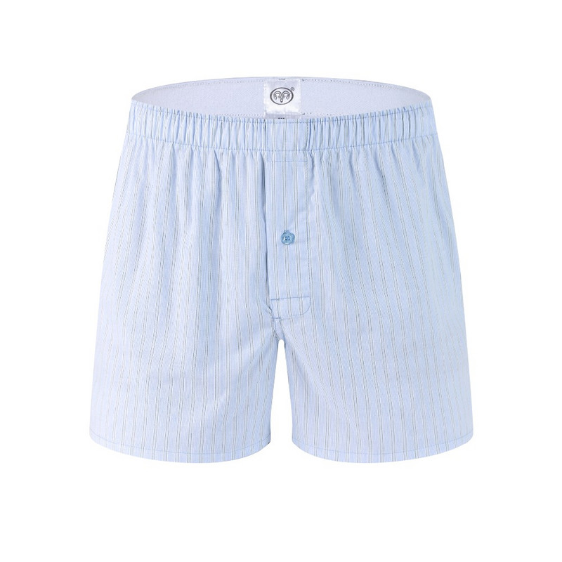 3 buc Boxeri pentru bărbați cu dungi clasice 100% bumbac Lenjerie de corp pentru bărbați Trunchi țesute Homme Arrow Chiloți Boxer Plus mărimea 3XL