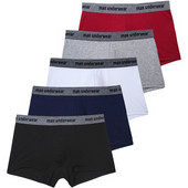 5 buc/set boxeri pentru bărbați pantaloni scurți boxer chiloți pentru bărbați din bumbac pur Chiloți uni pentru bărbați intim fierbinte Lenjerie de corp pentru bărbați cadou