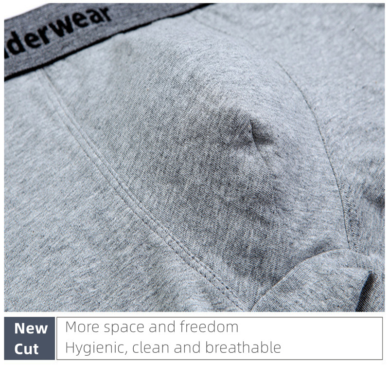 5 buc/set boxeri pentru bărbați pantaloni scurți boxer chiloți pentru bărbați din bumbac pur Chiloți uni pentru bărbați intim fierbinte Lenjerie de corp pentru bărbați cadou