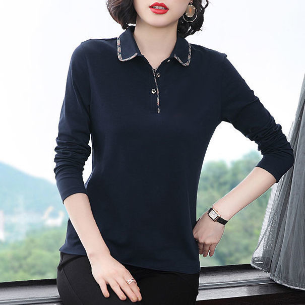 2021, vară, tricou 100% bumbac, cămașă cu mânecă lungă, cu gâtul O, tricou pentru femei, în stil coreean, cămăși largi pentru femei