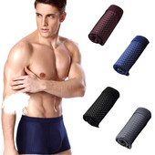 2022 4 buc/set Chiloți pentru bărbați Lenjerie de corp Boxershorts Comerț cu ridicata pentru bărbați Boxer Bărbați Interior respirabil Orificiu din bambus Dimensiune mare