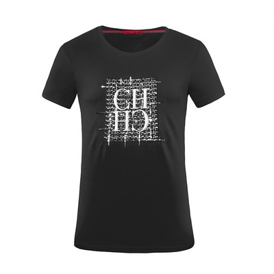 CHCH estetiniai animacinių filmų marškinėliai moteriški vasariniai laisvalaikio marškinėliai Elegantiški Harajuku modelio marškinėliai moterims