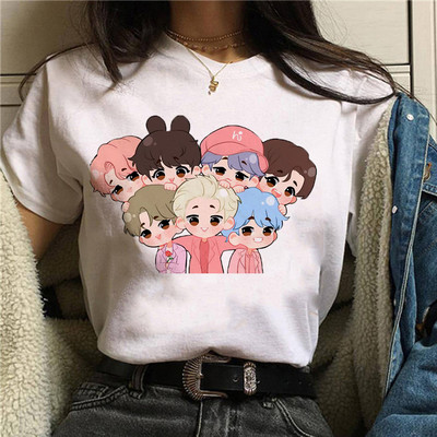 Tricou pentru femei, cu litere de imprimare de vară, drăguț, nou album, modă, populare, tricouri cu mânecă scurtă, top pentru femei, haine pentru femei