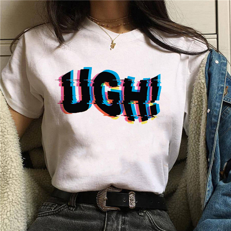 Tricou pentru femei, cu litere de imprimare de vară, drăguț, nou album, modă, populare, tricouri cu mânecă scurtă, top pentru femei, haine pentru femei