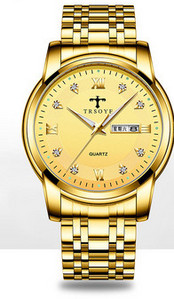 Elegantiškas vyriškas šviečiantis laikrodis