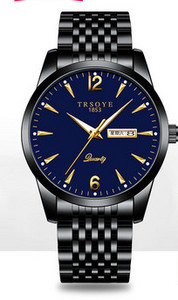 Elegantiškas vyriškas šviečiantis laikrodis