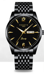 Elegantiškas vyriškas šviečiantis laikrodis