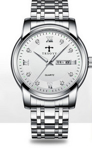 Elegantiškas vyriškas šviečiantis laikrodis