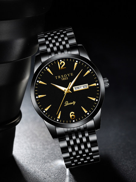 Elegantiškas vyriškas šviečiantis laikrodis