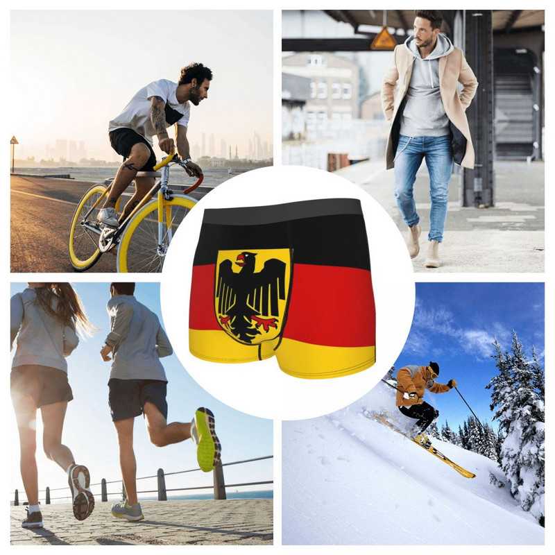 Muške njemačke državne zastave Njemačka donje rublje Carski orao Nove bokserice Kratke hlačice Gaćice Muške meke gaće
