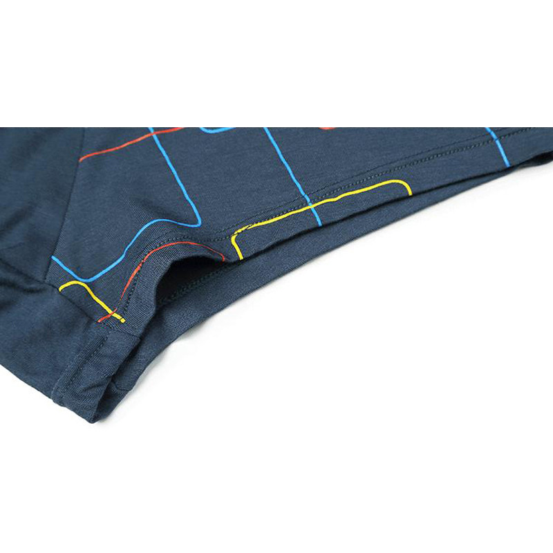 Vyriški bokseriniai šortai Modaliniai apatiniai Seksualios dryžuotos apatinės kelnaitės, pralaidžios orui bambuko pluošto kelnaitės Vyriški apatiniai didesnio dydžio L-5XL