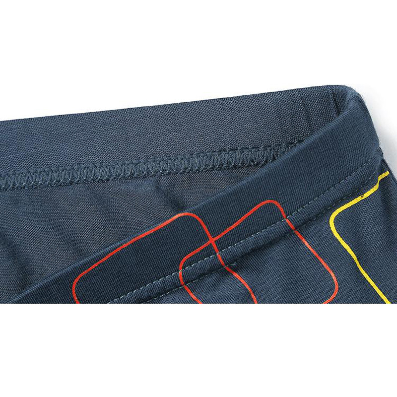 Vyriški bokseriniai šortai Modaliniai apatiniai Seksualios dryžuotos apatinės kelnaitės, pralaidžios orui bambuko pluošto kelnaitės Vyriški apatiniai didesnio dydžio L-5XL