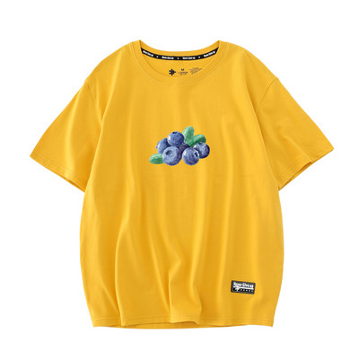 WAVLATII moteriški balti medvilniniai marškinėliai su mėlynėmis marginti laisvalaikio rožiniai vasariniai marškinėliai trumpomis rankovėmis WT2206