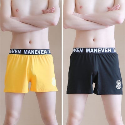 Vyriški bokso šortai su užrašu ir spauda