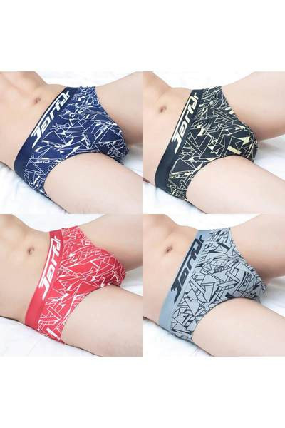 Naujo modelio vyriškos kelnaitės su raštu ir plačia guma