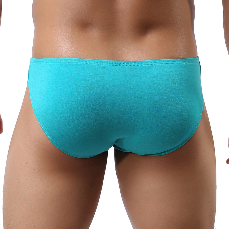 10 DB Sexy Modal Férfi Alsónadrágok Alsónemű Kidudorodó Férfi Bugyi Calzoncillos Slip Hombre Ropa Belső Alsónadrág Férfi Fehérnemű 1/5 DB