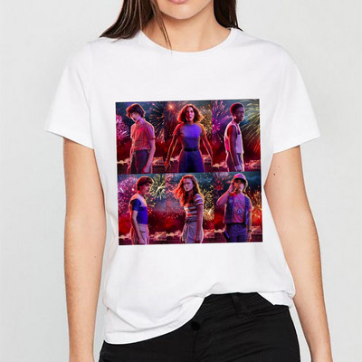Ofertă fierbinte Tricou Stranger Things Sezonul 3 Unsprezece Tricou pentru femei de top Tricou amuzant din anii 80 din anii 90 Tricou Harajuku Dustin pentru femei
