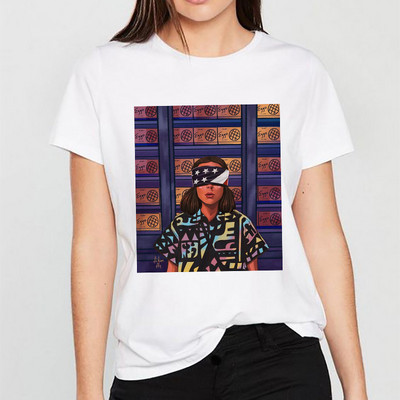 Ofertă fierbinte Tricou Stranger Things Sezonul 3 Unsprezece Tricou pentru femei de top Tricou amuzant din anii 80 din anii 90 Tricou Harajuku Dustin pentru femei