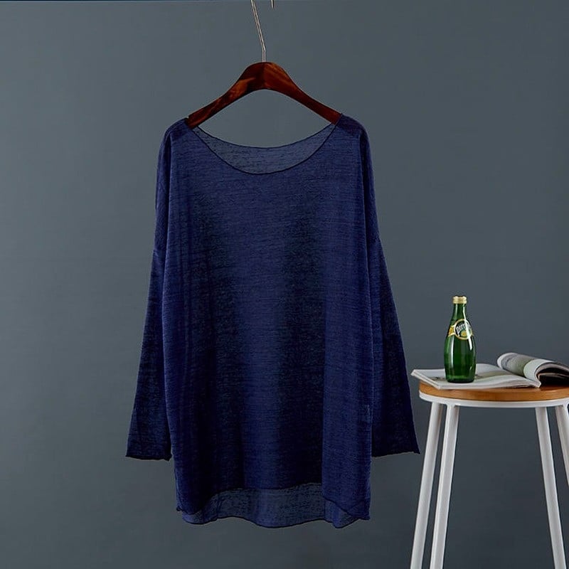 Marškinėliai Moteriški Korėjietiško stiliaus Vasariniai ploni kremai nuo saulės Ilgi Moteriški Smėlio spalvos Draugai Paprasti Solidūs Kietas Karštas Išpardavimas Laisvas Harajuku Hipster