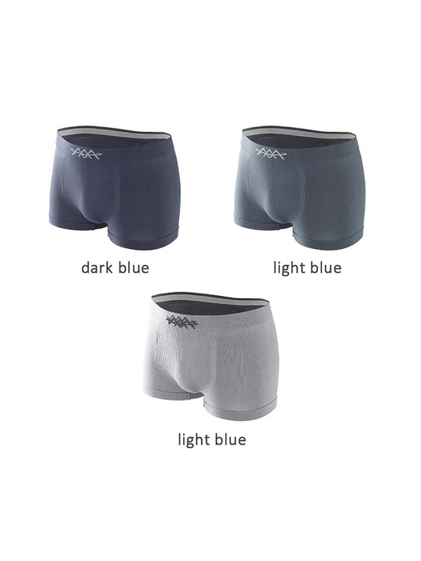 3 buc. Lenjerie sexy boxer pentru bărbați Boxer lungi și moale Chiloți moale din bumbac Chiloți pentru bărbați Pantaloni scurți în husă 3D Pantaloni scurti