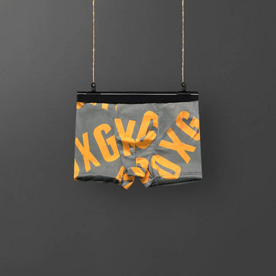 Vyriški medvilniniai bokseriniai šortai su užrašu 1, 2 arba 3 vnt. komplekte