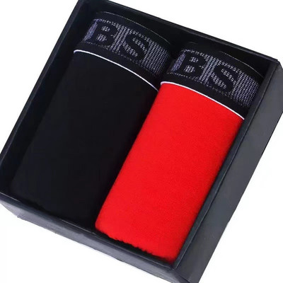 Vyriški apatiniai Vyriški bokso medvilniniai kvėpuojantys keturių kampų berniukai Jaunimo laisvi apatiniai madingi vyriški apatiniai kelnaitės šortai kelnės