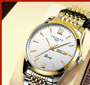 Vyriškas laisvalaikio laikrodis su dideliu ciferblatu