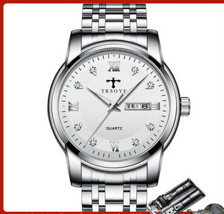 Vyriškas laisvalaikio laikrodis su dideliu ciferblatu