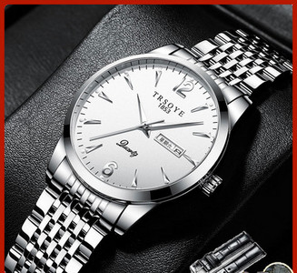 Vyriškas laisvalaikio laikrodis su dideliu ciferblatu