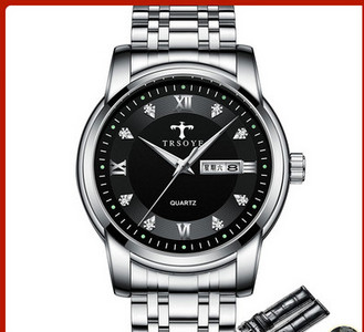 Vyriškas laisvalaikio laikrodis su dideliu ciferblatu