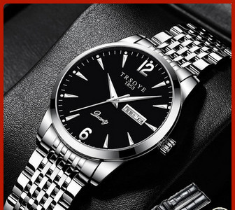 Vyriškas laisvalaikio laikrodis su dideliu ciferblatu