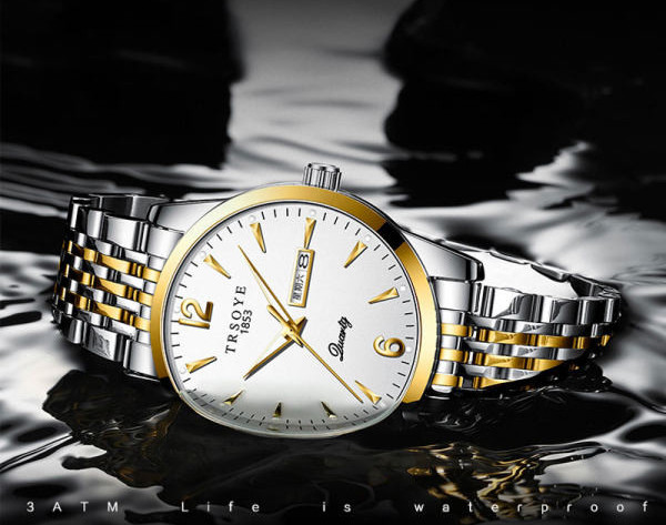 Vyriškas laisvalaikio laikrodis su dideliu ciferblatu