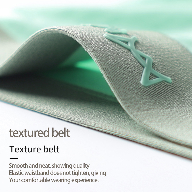 MiiOW 2 buc. Boxer pentru bărbați din mătase subțire de gheață Boxeri fără cusături, grad AAA, grafen, antibacterian, chiloți pentru bărbați Lenjerie de corp sexy