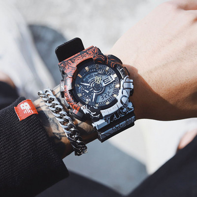 Ceas din cauciuc rezistent la apa - model sport