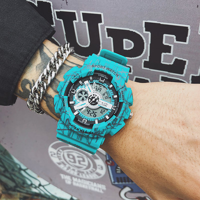 Ceas din cauciuc rezistent la apa - model sport