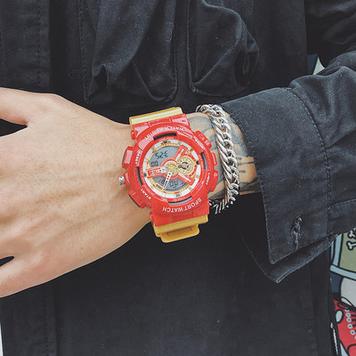 Ceas din cauciuc rezistent la apa - model sport