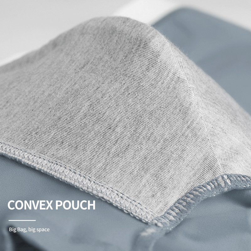 MiiOW 3 bucăți boxeri sport din fibră de poliester, grad 3A, absorbanți de umiditate, elastici, moale, chiloți bărbați