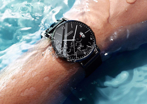 Új modell férfi karóra fém vagy bőr szíjjal