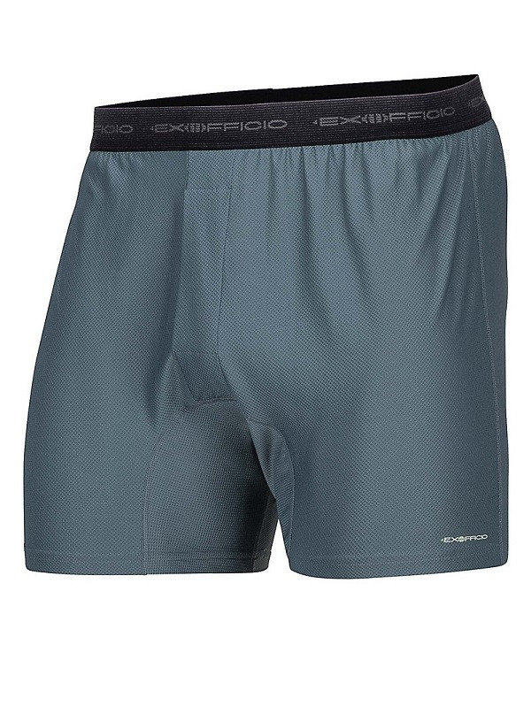 Exofficio apatiniai Vyriški Laisvi Bokseriai Vyriški apatiniai Laisvi Minkšti Cueca Boxer Vyriški Homme De Marque Juoda Pilka JAV Dydis S-2XL