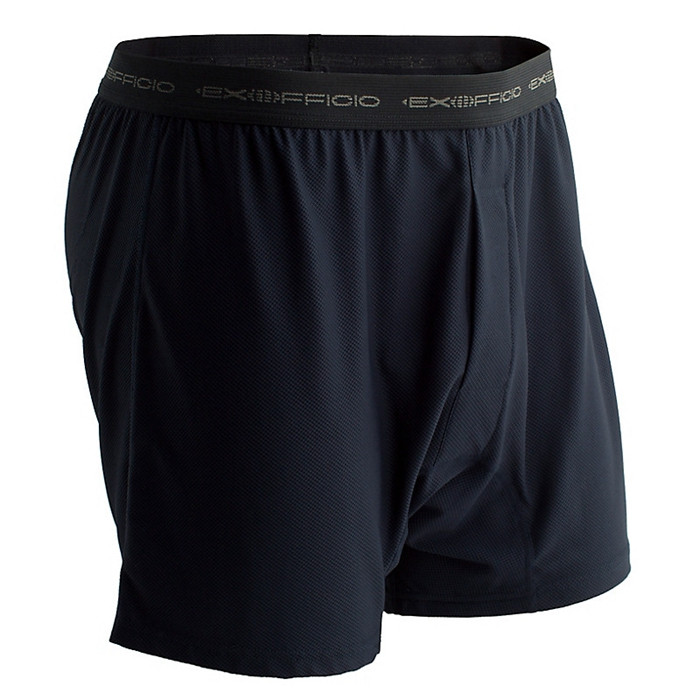 Exofficio apatiniai Vyriški Laisvi Bokseriai Vyriški apatiniai Laisvi Minkšti Cueca Boxer Vyriški Homme De Marque Juoda Pilka JAV Dydis S-2XL