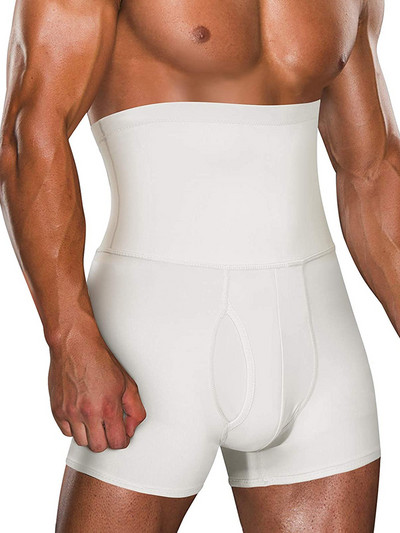 Muškarci Visoki struk Trbuščić Kontrola Body Shaper Plus Size Shapewear Kratke hlače Trenerke za mršavljenje Struka Kompresijsko donje rublje