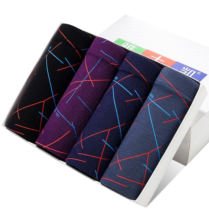 Férfi Bugyi Puha Alsónadrág Férfi Boxer Férfi Fehérnemű Modális Férfi Nagy Solid Rugalmas Rövidnadrág Boxerek Homme Plus Size 7XL